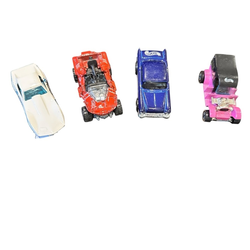 Hot Wheels Matchbox Die Cut Car Lot Paddy Corvette Worthog Chevy